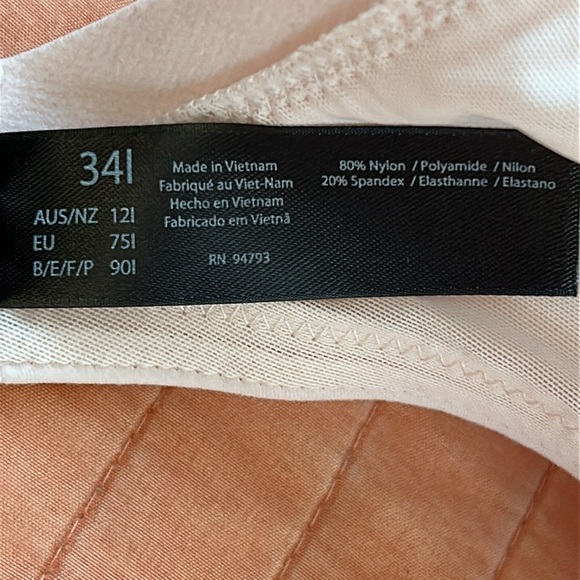 Dominique 4500 Maxine Everyday Full-Figure T-Shirt Bra Lt Pink size 34 I - Picture 8 of 10